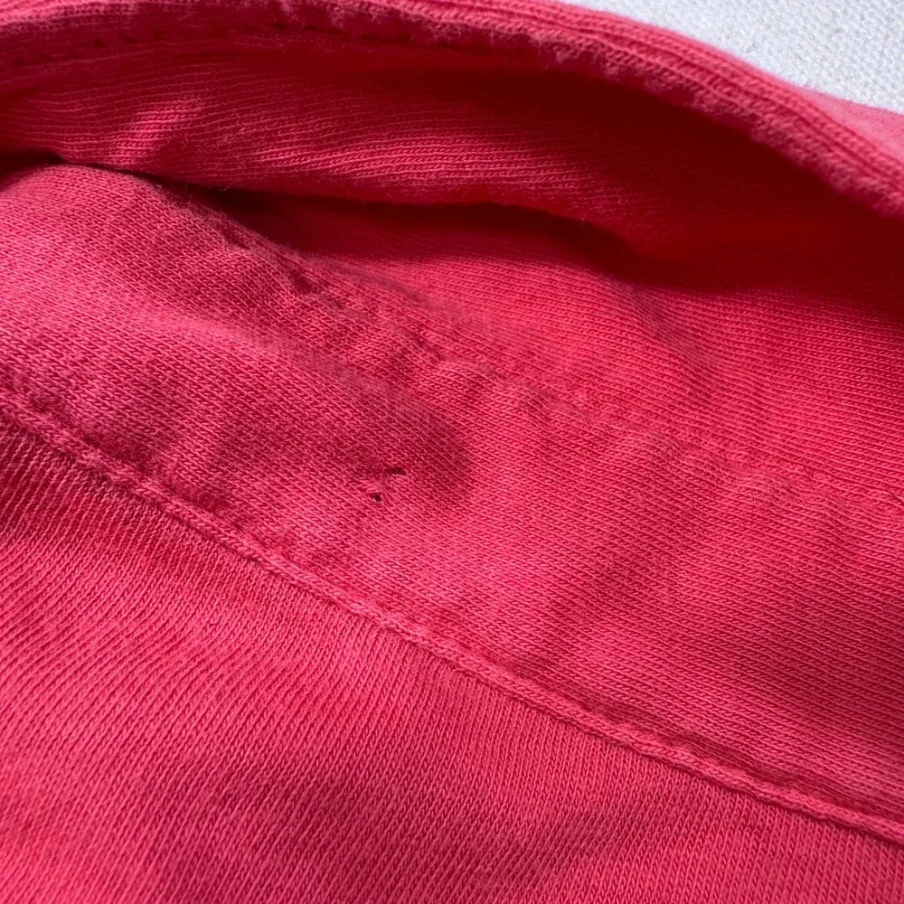 J. Crew Broken-In Mens Large Pink Cotton Pocket Polo Shirt Preppy Coastal